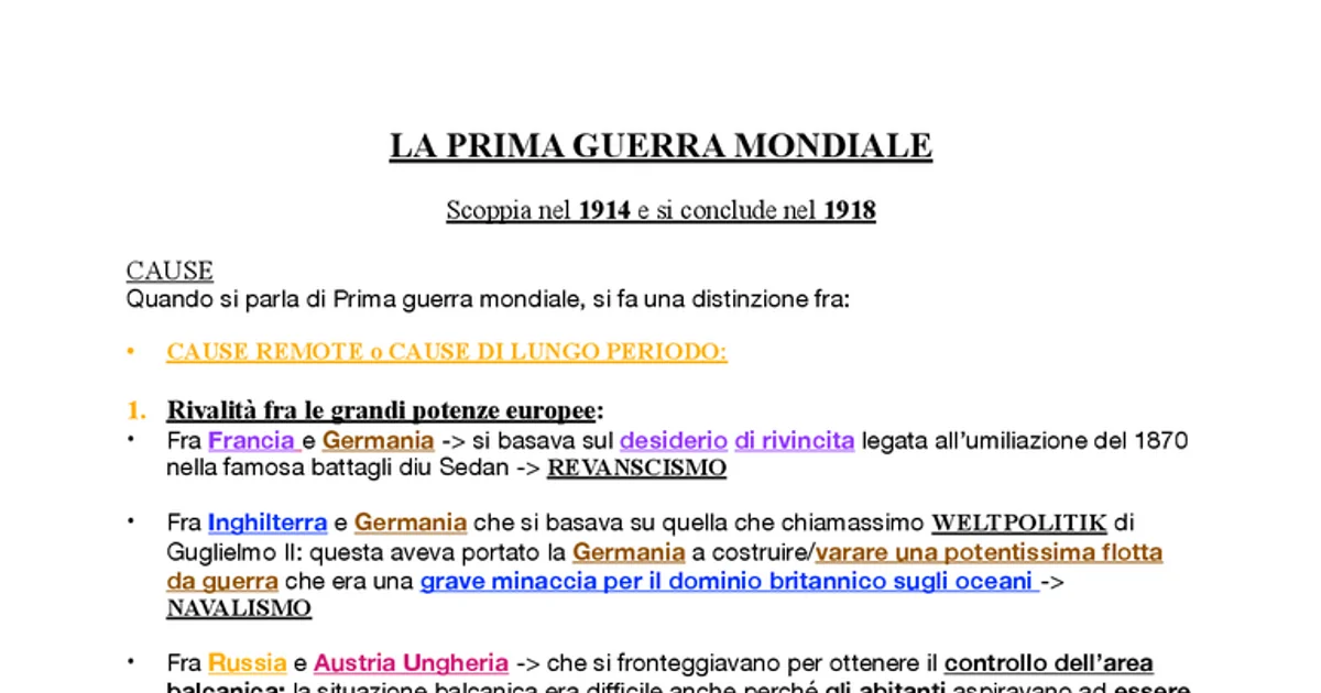 libri sulla prima guerra mondiale