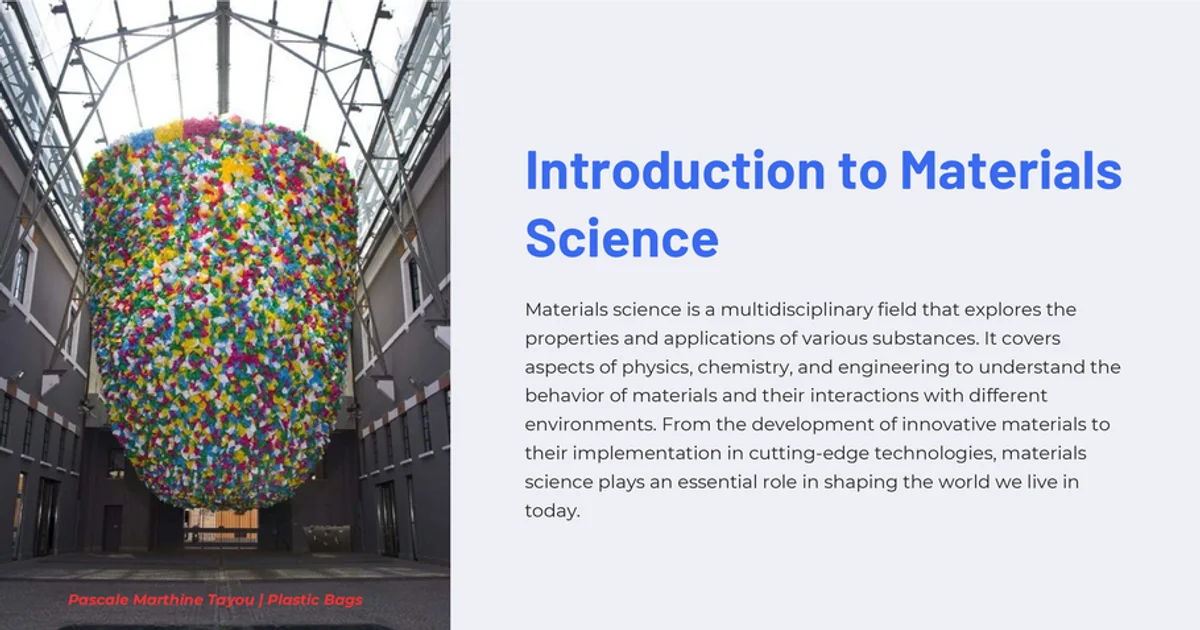 Introduction to Materials Science | Algor Library